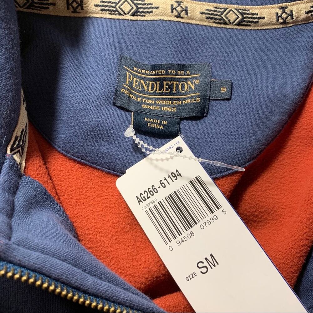 Pendleton Men’s Alsea Fleece Sweatshirt S - Picture 4 of 5